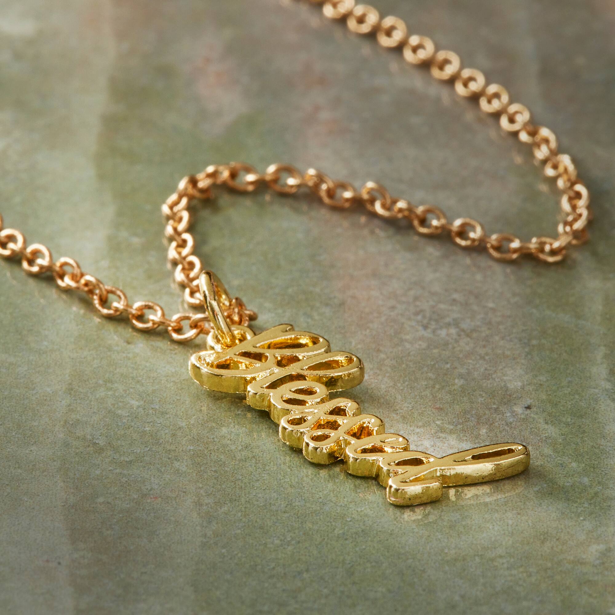 Charmalong™ 14K Gold Plated Plated Blessed Charm by Bead Landing™